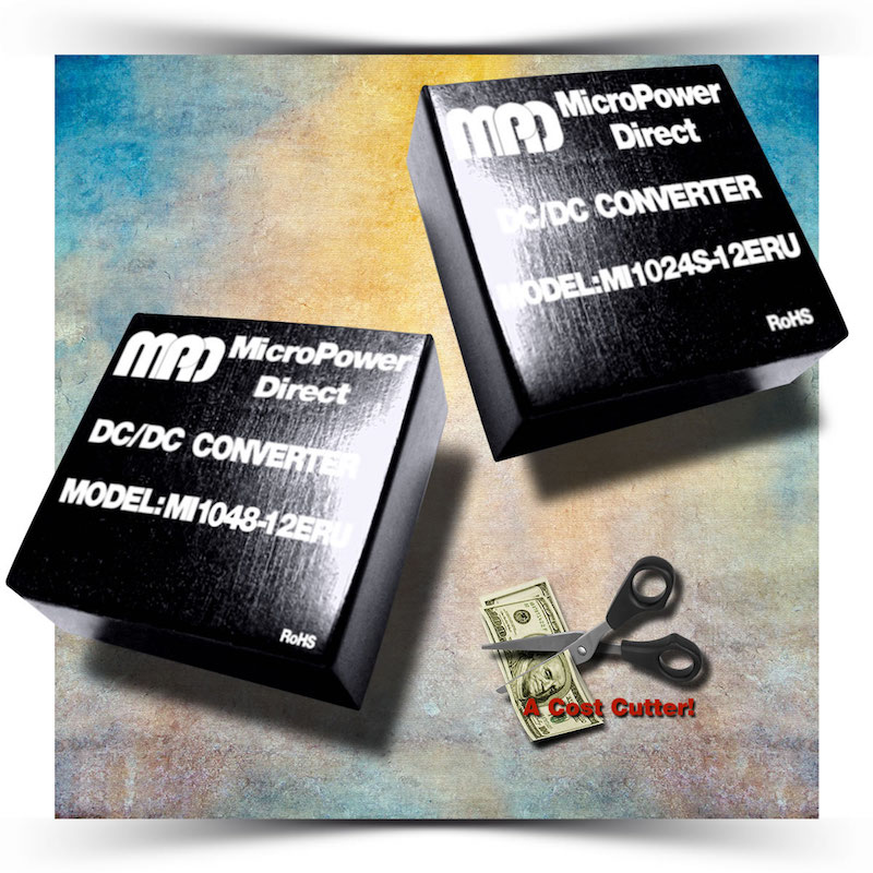 MicroPower Direct's latest converters target space-constrained apps